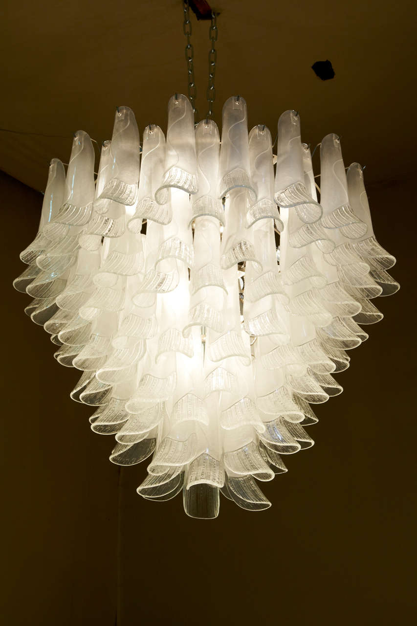 Mid-20th Century 1960s Murano Glass Chandelier